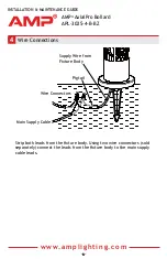 Preview for 6 page of AMP Lighting AxialPro APL-3025-4-B-BZ Installation & Maintenance Manual