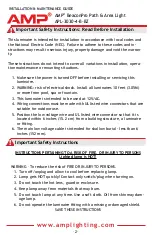 Preview for 2 page of AMP Lighting BeaconPro Path & Area Light Installation & Maintenance Manual