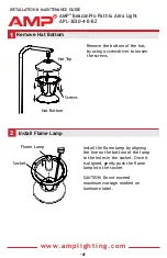 Preview for 4 page of AMP Lighting BeaconPro Path & Area Light Installation & Maintenance Manual