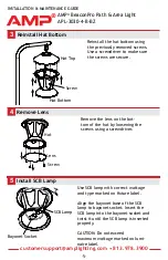 Preview for 5 page of AMP Lighting BeaconPro Path & Area Light Installation & Maintenance Manual