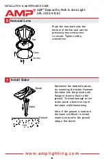 Preview for 6 page of AMP Lighting BeaconPro Path & Area Light Installation & Maintenance Manual