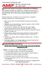 Preview for 2 page of AMP Lighting G2 ControlPro Series Installation & Maintenance Manual