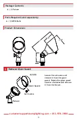 Preview for 3 page of AMP Lighting LucidPro MR16 Installation & Maintenance Manual