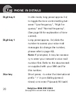 Preview for 22 page of Amplicomms PowerTel M6500 Operating Instructions Manual