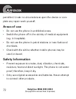 Preview for 74 page of Amplicomms PowerTel M6500 Operating Instructions Manual