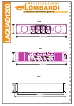 Preview for 9 page of Amplificazioni Lombardi LAQUAD1200 Manual