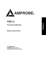 Preview for 29 page of Amprobe PM51A User Manual