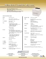 Preview for 2 page of AMT Datasouth Fastmark 600 Series Specifications