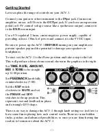 Preview for 7 page of AMT Analoger ACV-1 User Manual