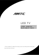 Preview for 1 page of AMTC MUAV5860Y-16010 User Manual