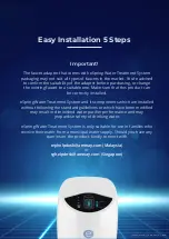 Preview for 2 page of Amway eSpring Easy Installation Manual