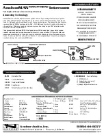 Anchor AnchorMAN-40 Specifications preview