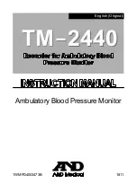 AND TM-2440 Instruction Manual preview