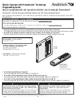 Preview for 32 page of Andersen PowerAssist Applications And Programming Manual