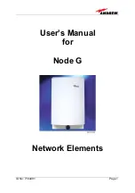 Andrew Node G 930 User Manual preview