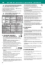 Preview for 18 page of Anest Iwata AIRGUNSA AZ1 HTE 2P Use And Maintenance Instruction Manual