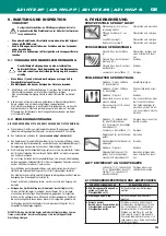 Preview for 19 page of Anest Iwata AIRGUNSA AZ1 HTE 2P Use And Maintenance Instruction Manual