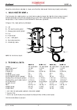 Preview for 4 page of Animo MWR 10n Manual