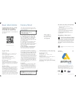 Preview for 2 page of Animus Home AB Animus Heart AHG1 Manual