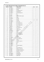 Preview for 49 page of Anita GARUDAN GF-2131-443 MH/L34 User Manual And  Spare Parts List