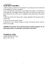 Preview for 6 page of anko LD-T7037 User Manual