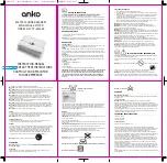 Preview for 5 page of anko TT-1201XK Instruction Manual