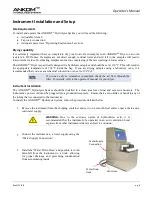 Preview for 9 page of Ankom XT4 Operator'S Manual