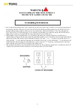 Preview for 5 page of ANLIDAR MYTORQ MY9-0206L Operation And Maintenance Manual