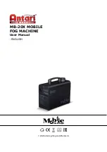 Antari Mobile MB-20 User Manual preview