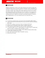 Preview for 4 page of Antik MX5308 User Manual