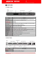 Preview for 8 page of Antik MX5308 User Manual