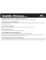 Preview for 3 page of Antlion Audio ModMic Wireless Manual