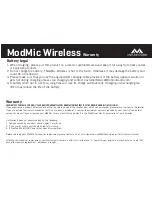 Preview for 7 page of Antlion Audio ModMic Wireless Manual