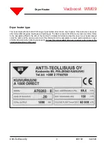 Preview for 3 page of ANTTI VACBOOST M09 A1500 Installation And Operating Instructions Manual