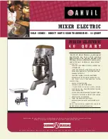 Anvil MIX8140 Specifications preview