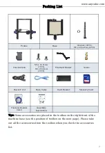 Preview for 7 page of AnyCubic VYPER User Manual