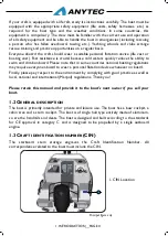 Preview for 12 page of ANYTEC A27 CAB Owner'S Manual