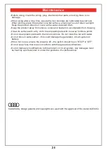 Preview for 20 page of Aosom 370-220V80 Assembly Instruction Manual