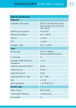 Preview for 33 page of APART PMR4000RMKIII Instruction Manual