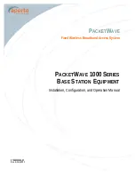 Preview for 1 page of Aperto PacketWave 1000 Series Installation, Configuration, And Operation Manual