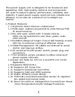 Preview for 3 page of Apevia ATX-WA1100W User Manual