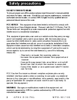 Preview for 2 page of Apex Digital MPD-100 User Manual