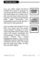 Preview for 7 page of Apex Digital MPD-100 User Manual