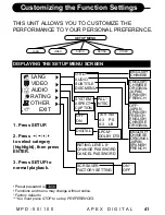 Preview for 41 page of Apex Digital MPD-100 User Manual