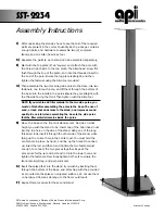 API Audio Accessories SST-2234 Assembly Instructions preview