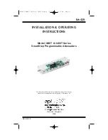 api technologies corp. 3406T Series Installation & Operating Instructions Manual preview