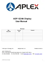 Preview for 1 page of Aplex ADP-1224A User Manual