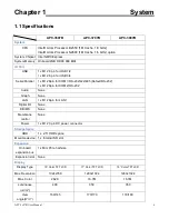 Aplex APC-3597B Specifications preview