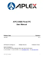 Aplex APC-3X92X User Manual preview