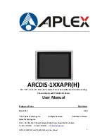 Aplex ARCDIS-112APR(H) User Manual preview